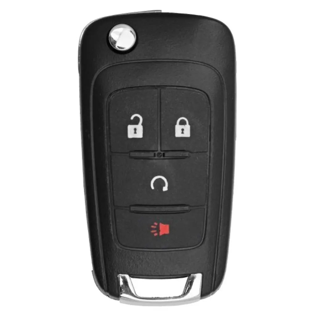 front of 2010-2018 (OEM Refurb) Remote Flip Key for Chevrolet Trax / Equinox / Sonic | PN: 13501916