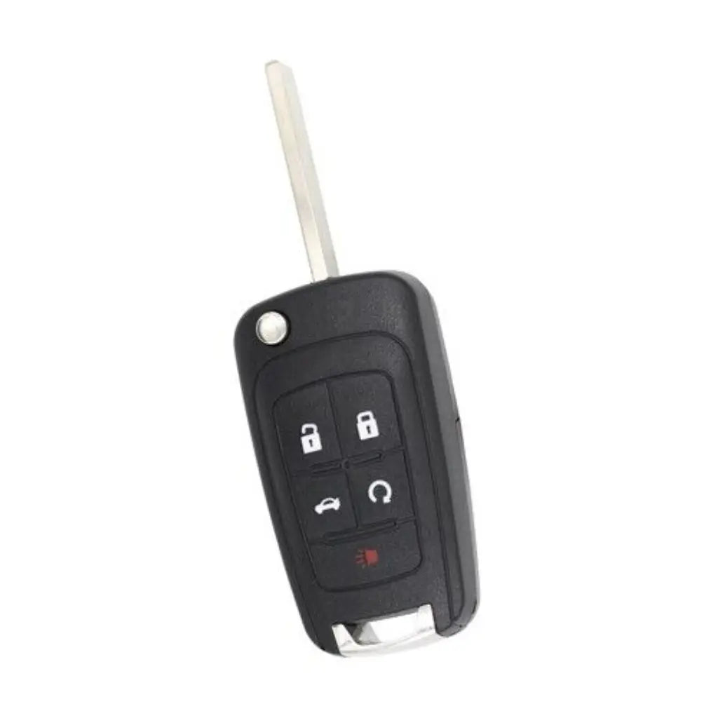 front of 2010-2019 (Aftermarket) Remote Flip Key for GMC SS - Cruze - Malibu - Terrain  PN 13584829  P4O9MK74946931