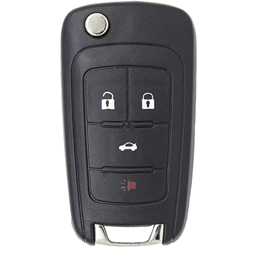 front of 2010-2021 (OEM) Remote Flip Key for Buick Lacrosse  Allure  Encore  PN 5912555  OHT01060512