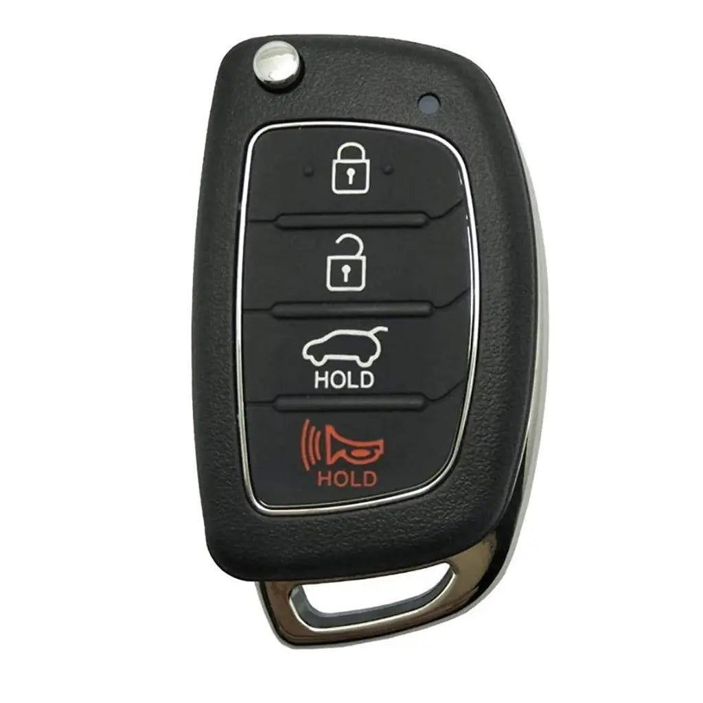 front of 2015-2019 (OEM) Remote Flip Key for Hyundai Tucson  PN 95430-D3010  TQ8-RKE-4F25
