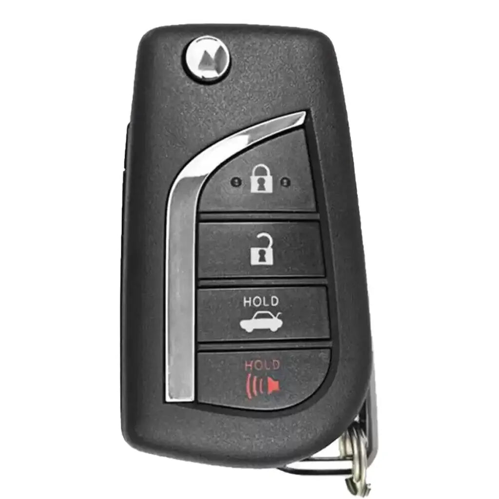 front of 2018-2021 (OEM Refurb) Remote Flip Key for Toyota Camry / Corolla | PN: 89070-33E90/33E91 / HYQ12BFB